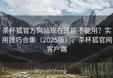 茶杯狐官方网站现在还能不能用？实用技巧合集（2025版），茶杯狐官网客户端