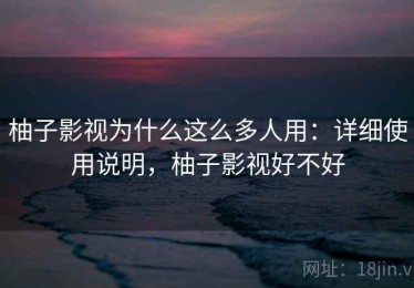 柚子影视为什么这么多人用：详细使用说明，柚子影视好不好