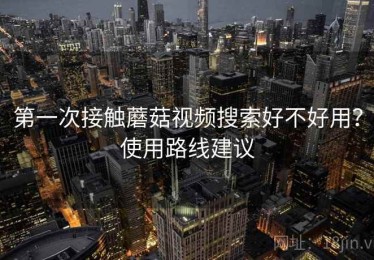 第一次接触蘑菇视频搜索好不好用？使用路线建议