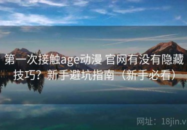 第一次接触age动漫 官网有没有隐藏技巧？新手避坑指南（新手必看）