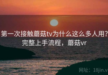 第一次接触蘑菇tv为什么这么多人用？完整上手流程，蘑菇vr
