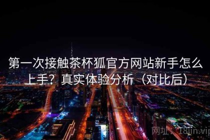第一次接触茶杯狐官方网站新手怎么上手？真实体验分析（对比后）