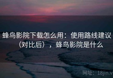 蜂鸟影院下载怎么用：使用路线建议（对比后），蜂鸟影院是什么