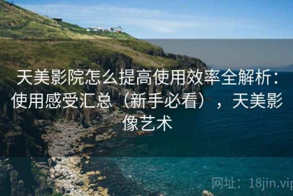 天美影院怎么提高使用效率全解析：使用感受汇总（新手必看），天美影像艺术