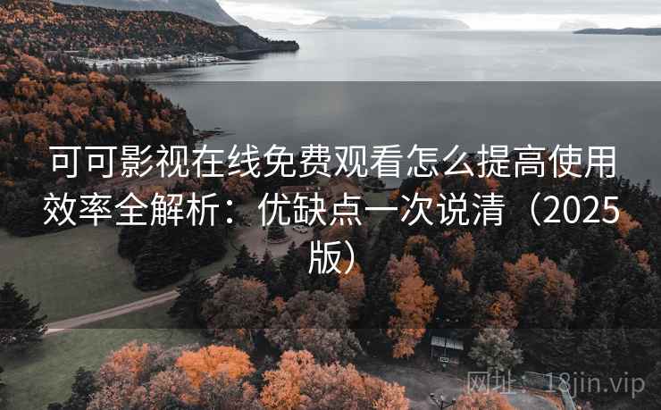 可可影视在线免费观看怎么提高使用效率全解析：优缺点一次说清（2025版）